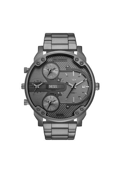 Diesel Dz7487 Quartz Çelik Füme 54 Mm Erkek Kol Saati Füme