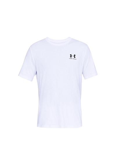 Under Armour Erkek Ua Sportstyle Left Chest Kısa Kollu Tişört 1326799-100 Beyaz