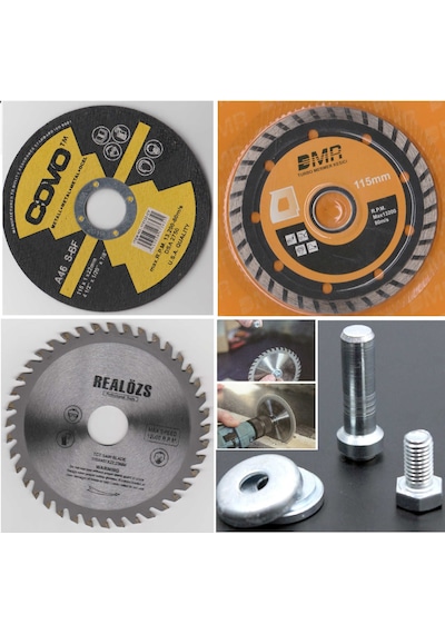 115 Mm Mermer Granit Fayans Elmas Ahşap Metal Taş Kesme Canavar