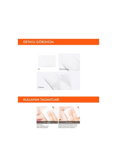 Lexroo Yumuşak Makyaj Temizleme Pamuğu Silk Feel Cotton Puff 80adet