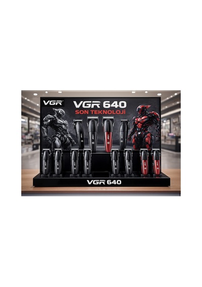 V-640 9000 Rpm Metal Gövde Saç Kesme Makinesi Berber Clipper