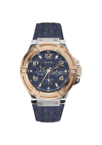 Guess W0040g6 Mavi Kot Yüzeyli Kordon