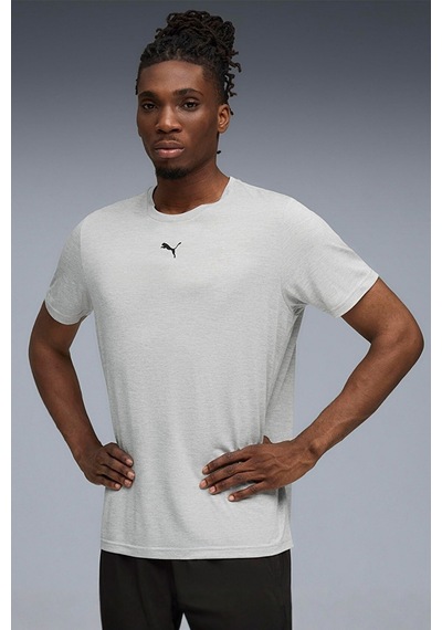 Puma Essentials Heather Cat Erkek Gri Spor Tişört 525920 04 Gri