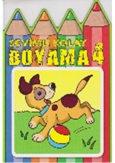Sevimli Kolay Boyama 4- Parıltı Yayınları