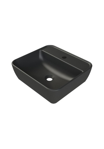 Siyah Renkli 46x42 Cm Lavabo Tasarımı 508 Yeşil