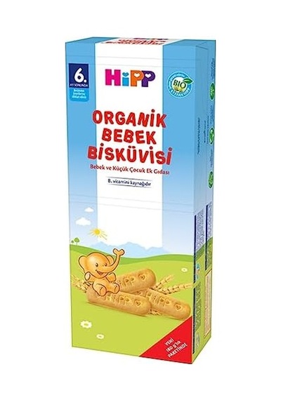 Organik Bebek Bisküvisi 180 Gr