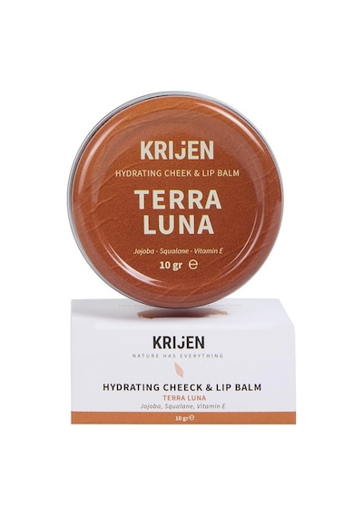 Terra Luna Bronz Renkli Dudak & Yanak Balmı Bitkisel Krem Allık&ruj&far
