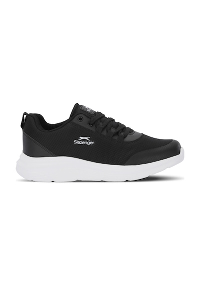 Slazenger Plank I Kadın Siyah / Beyaz Koşu & Yürüyüş Spor Ayakkabısı Beyaz - Siyah