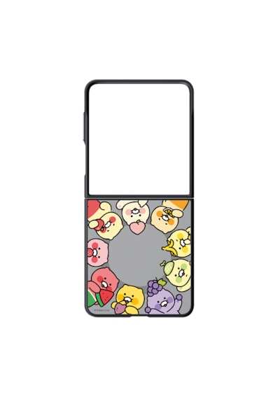 Samsung Galaxy Uyumlu Z Flip8 Aynalı Magnet Kılıf (Kakao Friends)