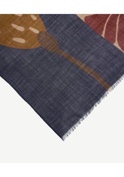 Yargıcı Geometrik Desenli Yün Şal 26kksl1021x 320 Çok Renkli