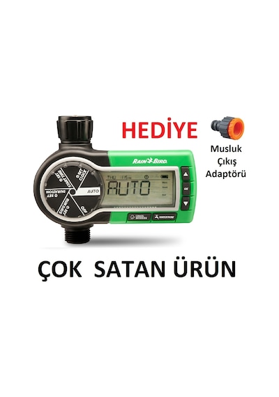 Rainbird Musluk Tipi Pilli Sulama Zamanlayıcısı-Sulama Saati