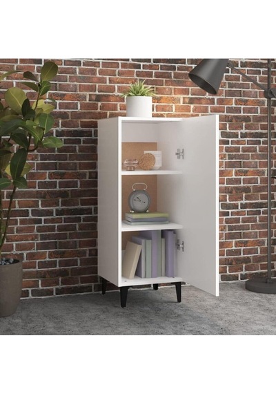 Tek Kapaklı Beyaz 3 Raflı Banyo Dolabı Havlu Sabunluk Kiler Erzak Ekmek Çok Renkli
