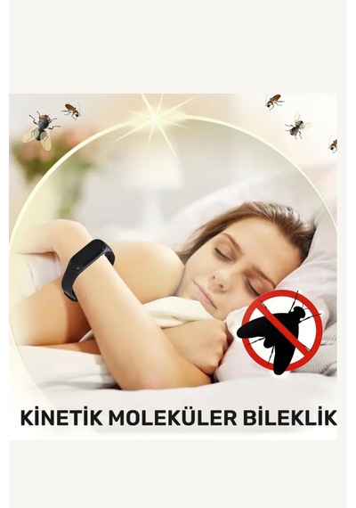 Elektronik Sivrisinek Kovucu Bileklik Hareket Sensörlü, Uv/ısı Algılamalı, Şarj Edilebilir, Unisex