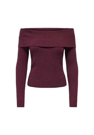 Only Onlkatia Regular Fit Madonna Yaka Kazak Kadın Kazak 15311830 Bordo