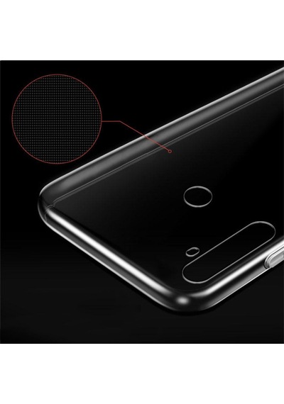 Rba Aksesuar Realme 5 Pro Kılıf Rba Süper Silikon Kapak - Renksiz Çok Renkli