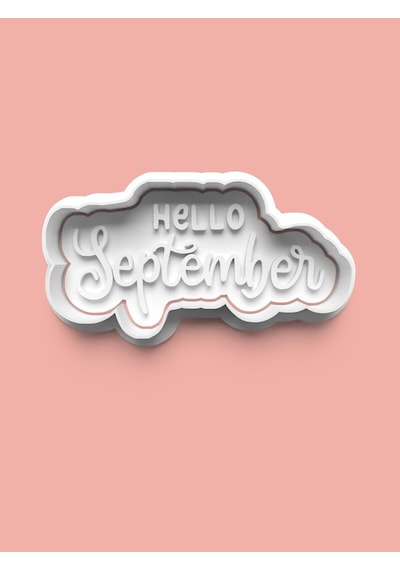 September Kurabiye Kalıbı Ve Şeker Hamuru Kalıbı