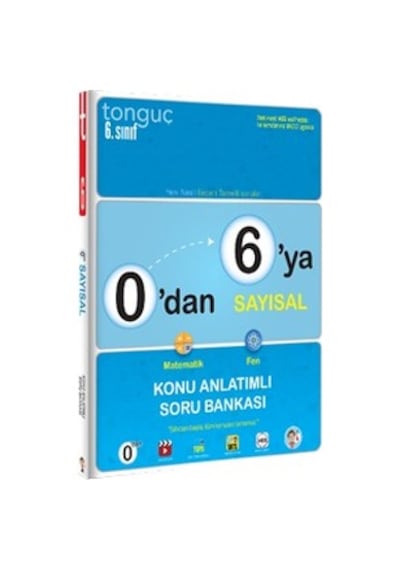 0`dan 6`ya Sayısal Konu Anlatımlı Soru Bankası Tonguç  Akademi