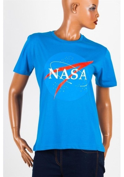 Nasa Unisex Pamuklu Regular Fit Tişört Small