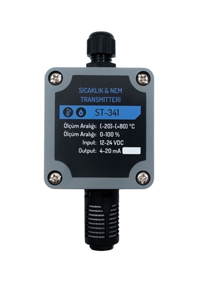 St-341 Analog Sıcaklık Ve Nem Transmitteri 4-20 Ma Çıkışlı