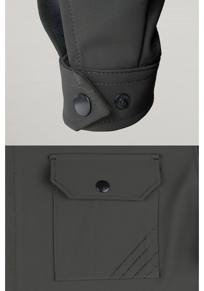 Goffra Erkek Metropole Modern Regular Fit Su İtici Teknik Ceket Haki M601-r0501-02