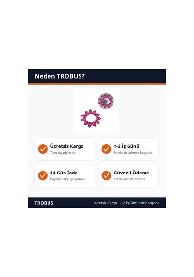 Trobus Start Stop Düğmesi Çerçeve Halkası Kristal Damla Taşlı Pembe