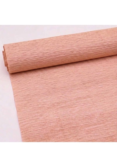 Italyan Krapon Kağıdı Çiçekçi Krep Kağıdı Grapon Kağıdı 180gr 50x250cm Somon Rengi