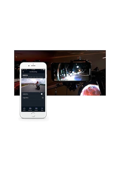 Gnet Mvr Motosiklet 2 Kameralı Fullhd Wi-Fi Wprf Araç Kamerası