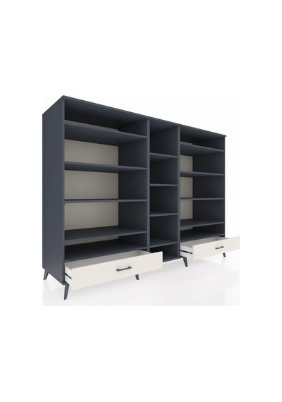Kronos Dolap 14 Raflı 2 Çekmeceli 220x59x163 Antrasit-antrasit/a Antrasit-antrasit/aytaşı Kronos Dolap 14 Raflı 2 Çekmeceli 220x59x163 Antrasit-antrasit/a Antrasit-antrasit/aytaşı