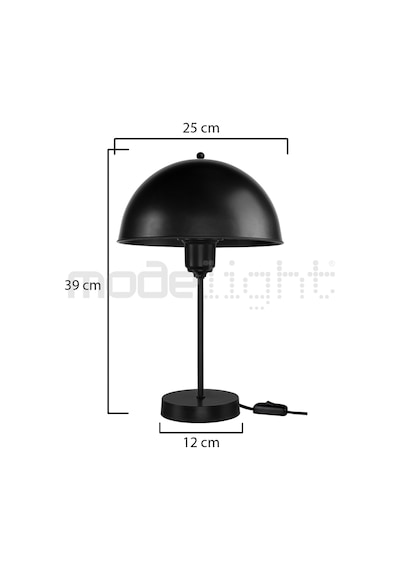 Roma Abajur - Masa Lambası - Salon-oturma-çocuk-yemek-yatak Odası-antre-mutfak Siyah / Siyah Siyah / Siyah