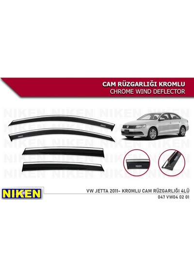 Niken Vw Jetta Kromlu Cam Rüzgarlığı 2011 Üzeri