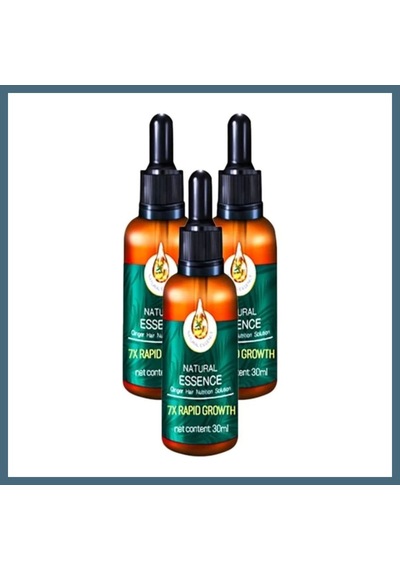 Bezos Süper Parlak Uzun Sağlam Saçlar Ve Sakallar Serumu 3adetx30 Ml Ölçeğinde Natural Agc