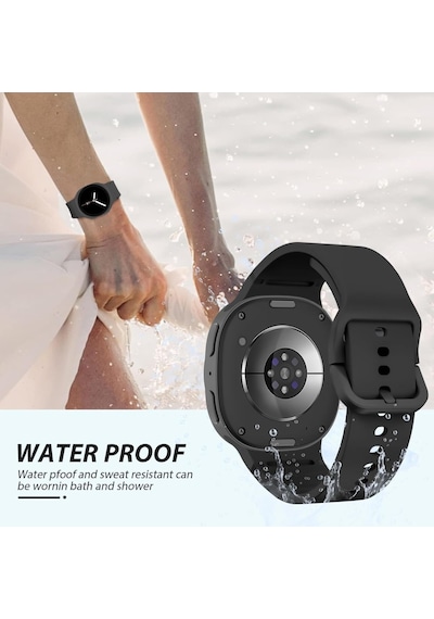 Samsung Galaxy Uyumlu Watch 8 40mm 44mm Classic 46mm Lansman 1-1 Kordon Spor Silikon Band