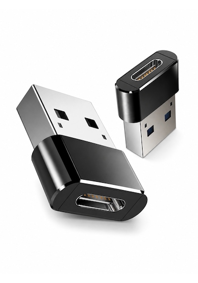 Usb Male To Type-c Female Çevirici Converter Adaptör 2.4a Bir Otg Dönüştürücü