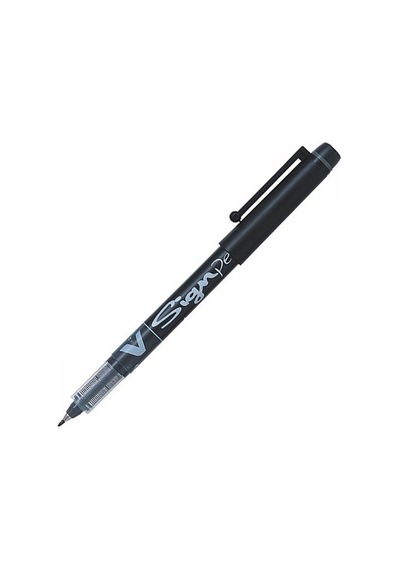 Pilot Roller Kalem V Sign Pen Siyah - 3 Adet Siyah