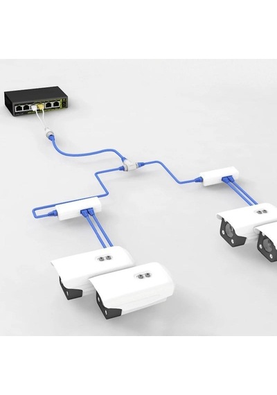 Electroon 2in1 Poe Splitter Kablo Poe Ayırıcı