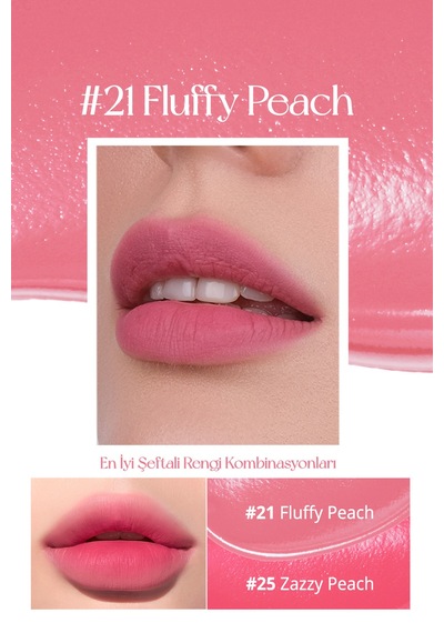 Peripera Ink Airy Velvet Ruj 21 Fluffy Peach