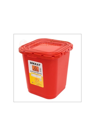 Patolojik Atık Kabı 30 Lt Kırmızı Donbox