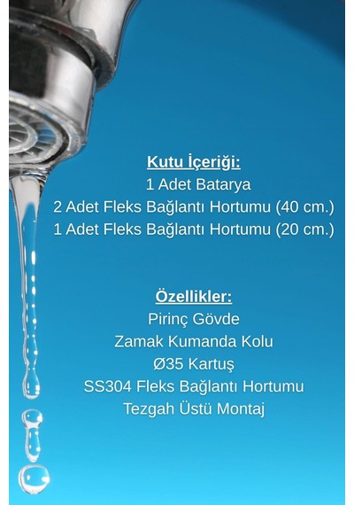 İtimat Delta 327 Miks Eviye Bataryası Çift Akışlı Gri