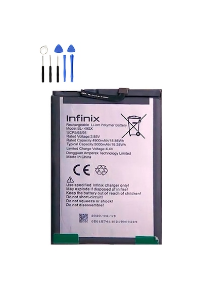 İnfinix Uyumlu Zero 8 Batarya Pil Tamir Seti