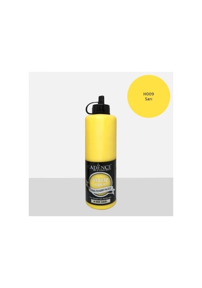 Cadence Boya Multisurface Hybrid Hibrit Boya 500 Ml. H-009 Sarı Sarı