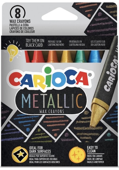 Carioca Metalik Maxi Pastel Boya Kalemi 8'Li