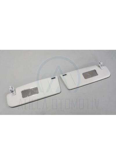 2 X Vw Polo 6N1 1995-1999 Tavan Iç Güneslik Ön Sol-Sag Gri 527708482