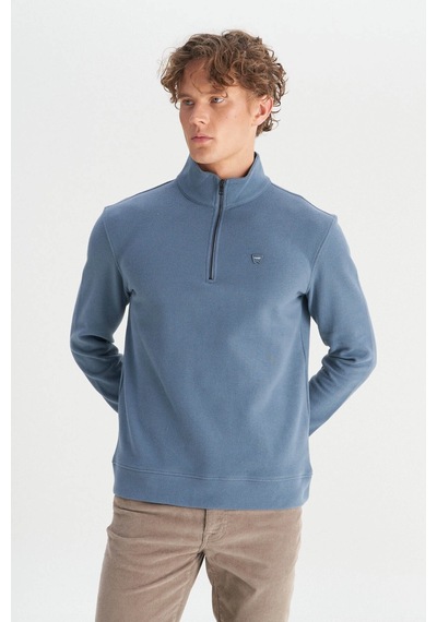 Wrangler Regular Fit Petrol Erkek Sweatshirt W2520532405 Petrol