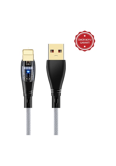 Schitec 6a 120w Usba To Lightning 1m Hızlı Şarjkablo Beyaz Yk233b