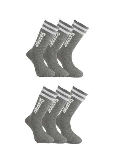 Slazenger Jınn 6 Lı Set Erkek Gri Çorap Gri