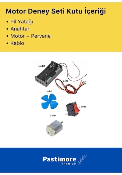 Çocuklar Için Motor Deney Seti Deneysel Elektronik Hobi Okul & Öncesi Bilim Deney Kiti Çocuk