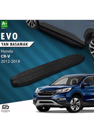 S-dizayn Honda Cr-v 4 Evo Siyah Yan Basamak 173 Cm 2012-2018