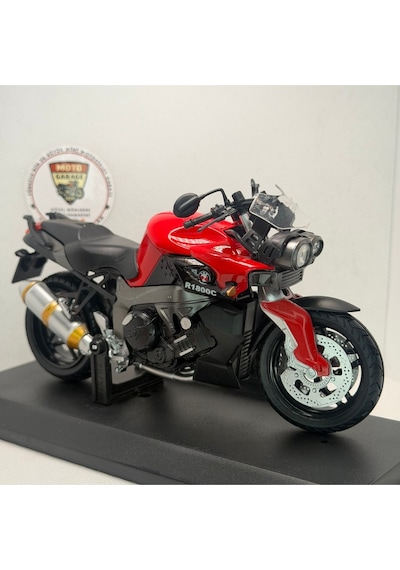 Bmw R1800c Kırmızı Model Motosiklet 1:12 Ölçekli Hediyelik Koleksiyon