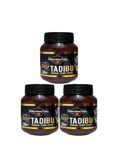Tadıbu Bitter Kakaolu Fındık Ezmesi 3 X 330 Gr