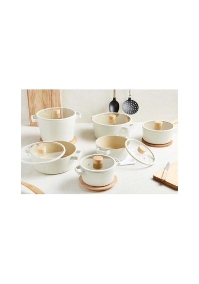 Fika Bej 24 Cm Döküm Tava Bej